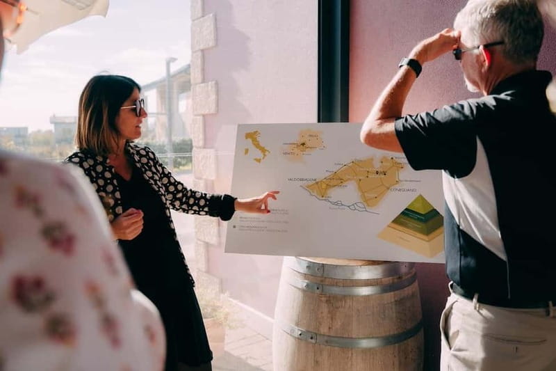 From Venice: Prosecco Hills and Wine Tasting Tour - Stop 1 in Valdobbiadene: family vineyards plus a lunch with local flavor