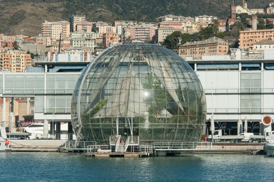 Genoa: Biosfera Entrance Ticket - The Renzo Piano shell at the Old Port, not just a backdrop