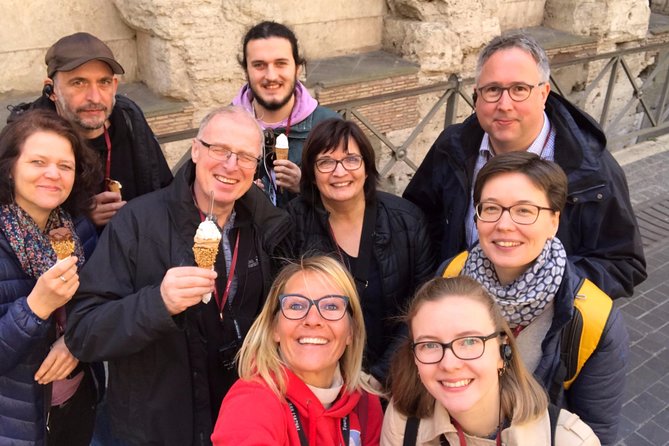 German Golfcart Tour - Trevi Fountain coin time and the Spanish Steps, with the story behind the stairs