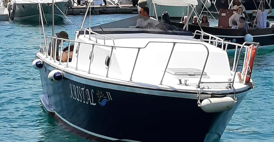 Giardini Naxos: Taormina & Isola Cruise Bella with Aperitif - The Kristal boat setup: comfort, safety, and a soundtrack
