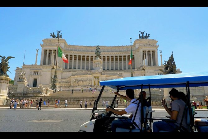 Golf cart tour: explore Rome's iconic landmarkes with ease - Meeting point and first stop: Campo de Fiori market vibes
