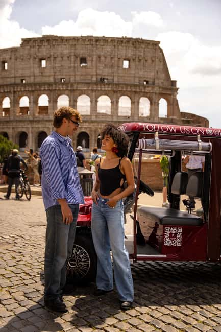 Golf Cart Tour: Express Highlights of Rome - Colosseum exterior angles: the money stop