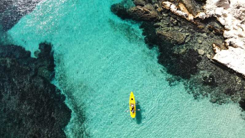 Golfo Aranci: Small group Kayak tour with Aperitif &dolphins - Golfo Aranci by kayak, where the water looks close enough to touch