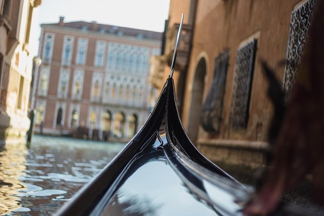 Grand Canal Gondola Experience with Live Commentary™ - Walking Intro and Landmark Briefing Near St Moise and Ca Giustinian