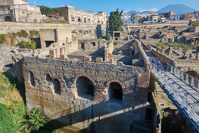 Guided Day Tour of Pompeii and Herculaneum with Light Lunch - Pompeii next: Villa of Mysteries plus the challenge of sun and stairs