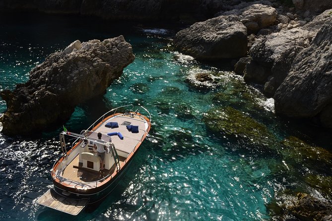 Half day tour of Capri by private boat - Punta Carena lighthouse and the Coral Cave: the sea does the storytelling