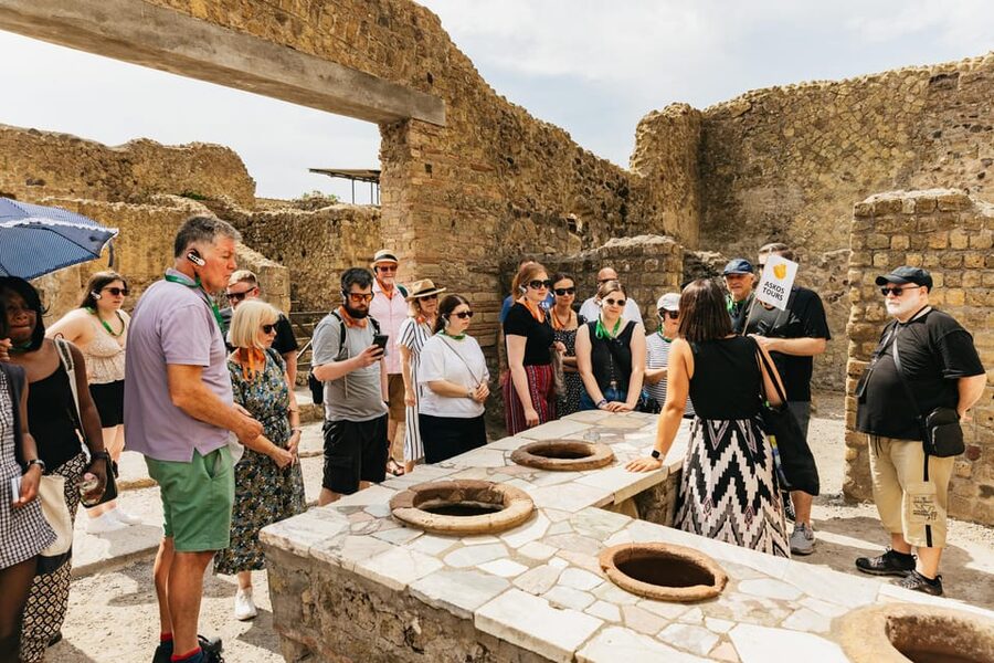 Herculaneum: Skip-the-Line Guided Tour with Archaeologist - Casa dell’Albergo and Casa del Salone Nero: Wealth in the Details