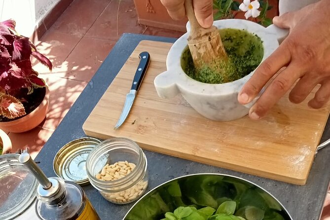 Homemade Pasta and Pesto Class with a Local Chef in Genoa - A rooftop kitchen in Genoa’s old center