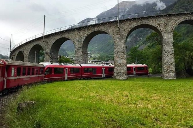 Intimate Small-Group Bernina UNESCO Scenic Train on Swiss Alps - Lake Como, small-town walking with stairs you should plan for