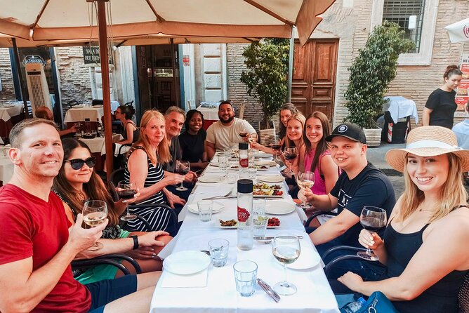 Jewish Ghetto & Piazza Navona: Food, Wine & Sightseeing Rome Tour - Meet-up at Piazza Mattei, end at Largo di Torre Argentina: timing and what to expect