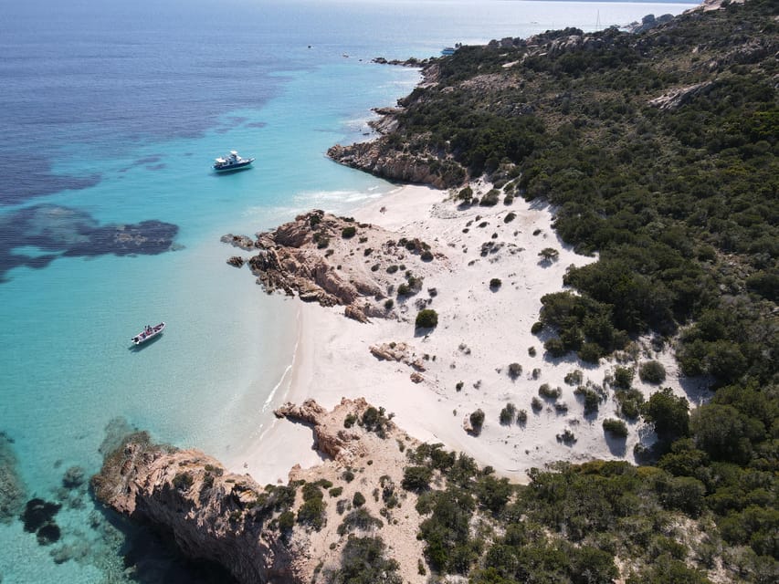 La Maddalena: Archipelago Boat Tour - Spargi beach break: the swimming and snorkeling chunk