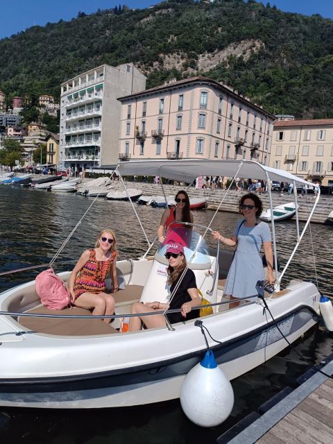 Lake Como: 3-Hour Boat Rental - The swim part: ladder access, cold water, and quick refresh
