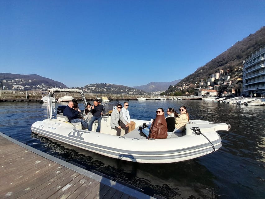 Lake Como: Shared Boat Tour with Prosecco Aperitif - Comfort on the water: cushions, canopy, and real bathroom convenience
