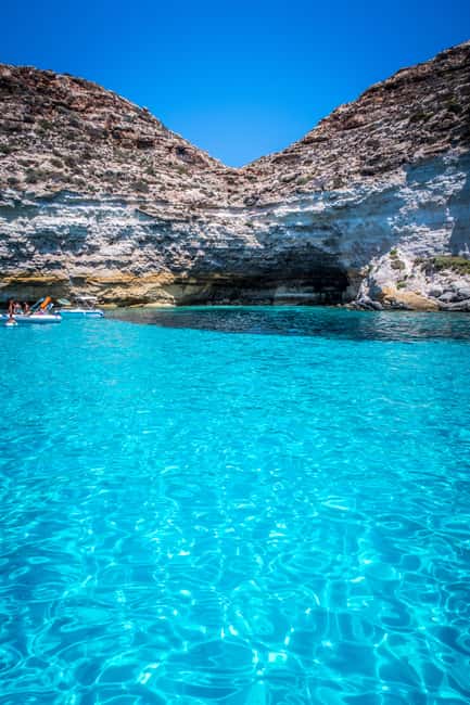 Lampedusa: Yacht excursion, swimming stops and typical lunch - Isola dei conigli: rabbit island, big views, and longer water time