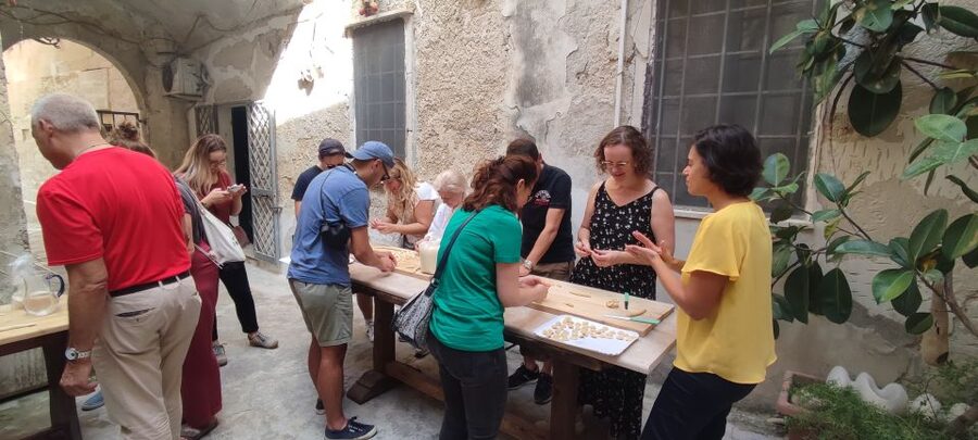 Lecce: Pasta Making Class in 1400s-Era Courtyard with Wine - Key highlights you should care about