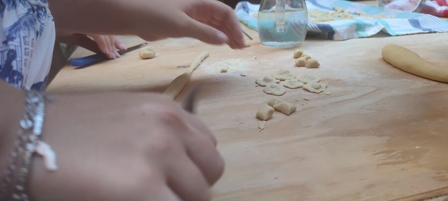 Lecce: Pasta Making Class in 1400s-Era Courtyard with Wine - Meeting in Lecce’s old center at the Faggiano Archaeological Museum