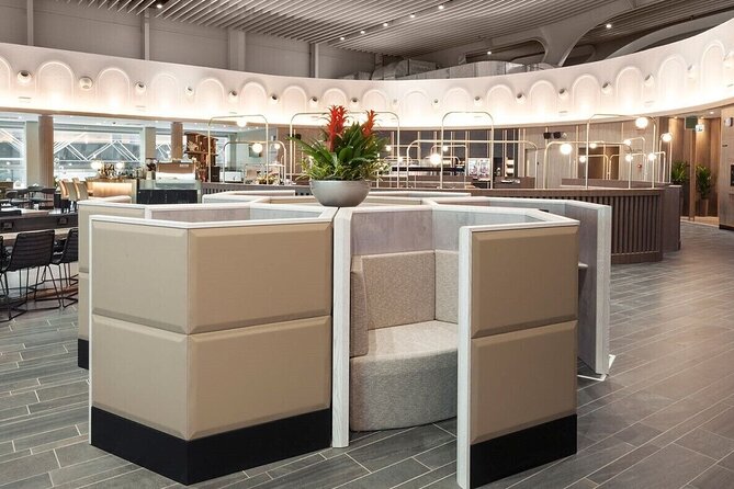 Leonardo da Vinci Airport Plaza Premium Lounge, Terminal 3 Departures - Price and Value at About $53.49 for 3 Hours
