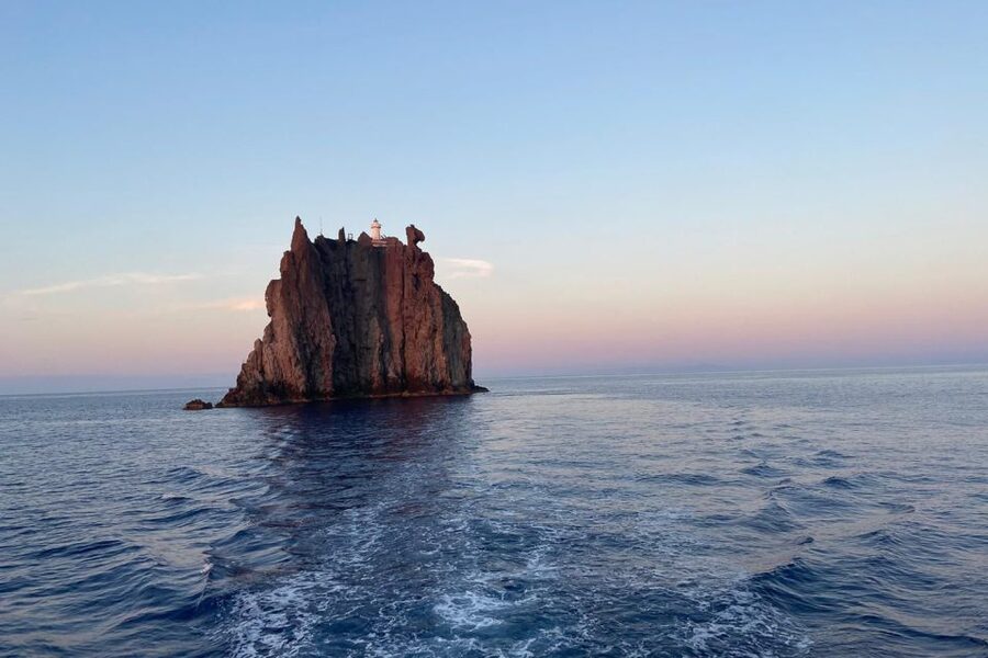 Lipari: Vulcano, Panarea, and Stromboli Cruise - Stromboli at sunset: Sciara del Fuoco from the sea and Malvasia time