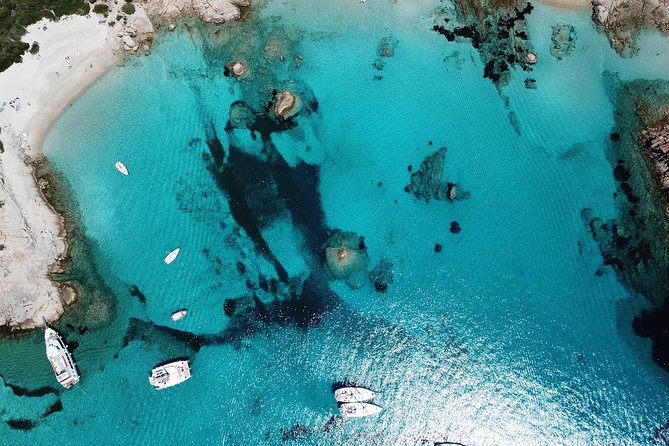 Luxury catamaran from Porto Rafael-Palau to the Maddalena Archipelago - Razzoli and Santa Maria, plus the Porto Madonna lagoon