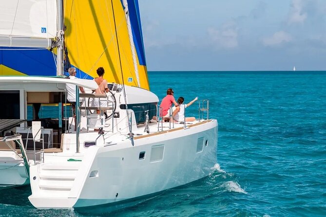 Luxury Catamaran in the Maddalena Archipelago from PALAU - On-board food, drinks, and the crew who keep it organized
