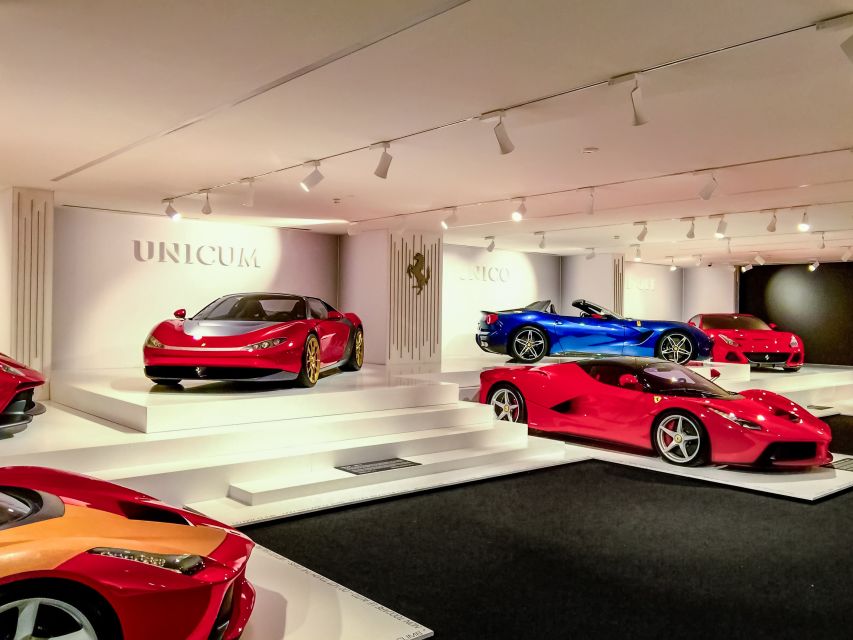 Maranello and Modena: Ferrari Museums Combo Tickets - Modena’s engine sectors: 1 to 6 cylinders, 12-cyl classic, turbos, and Formula 1
