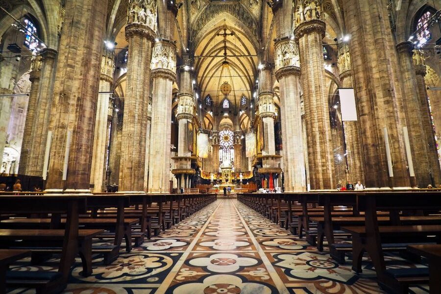 Milan: Cathedral and Terraces Guided Tour with Tickets - Camparino in Galleria start, plus the Galleria moment you should not rush