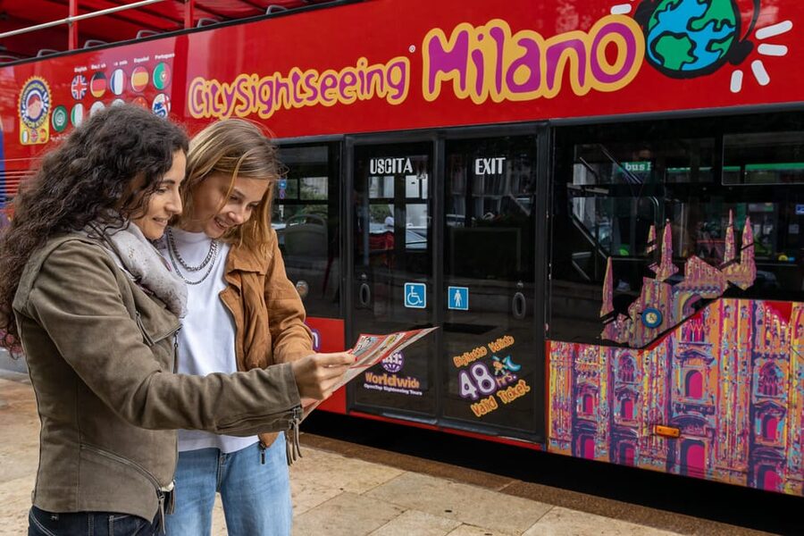 Milan: City Sightseeing Hop-On Hop-Off Bus with Audio Guide - Comfort and timing on Milan streets: what can slow you down
