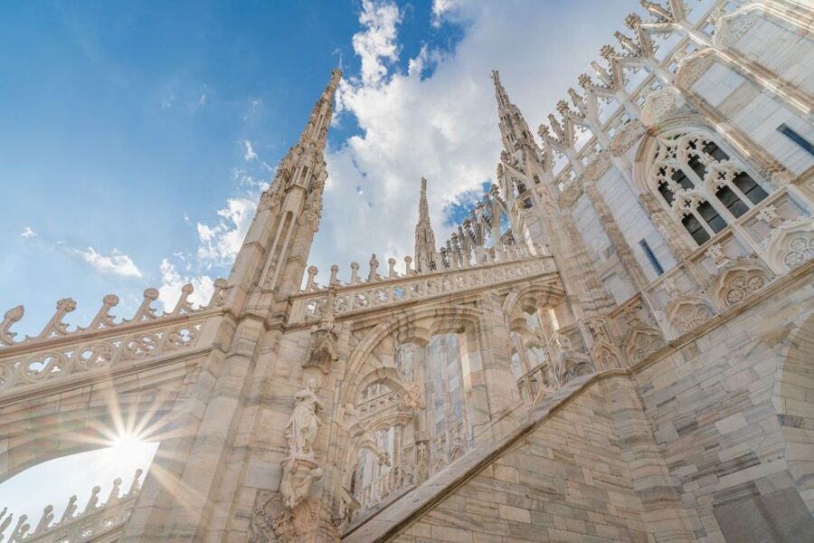 Milan: Duomo Rooftop and Cathedral Guided Tour with Tickets - Inside Milan Cathedral: Gothic Architecture and the Art You Came For