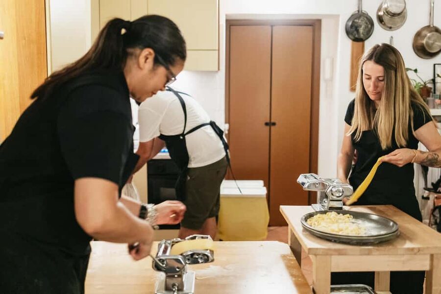 Milan: Pasta & Tiramisu Cooking Class with Premium Products - The Family-Style Meal and Wine Pairing That Makes It Feel Like Dinner