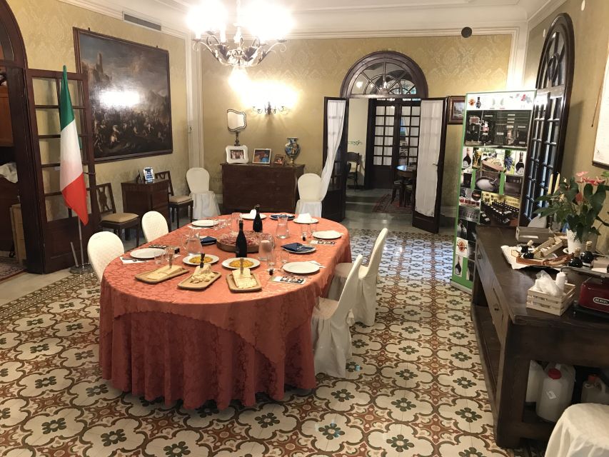 Modena: Balsamic Lunch with Vinegar Cellar Tour and Tasting - The balsamic-paired lunch menu: Parmigiano, ricotta, omelettes, cured meats, risotto, dessert