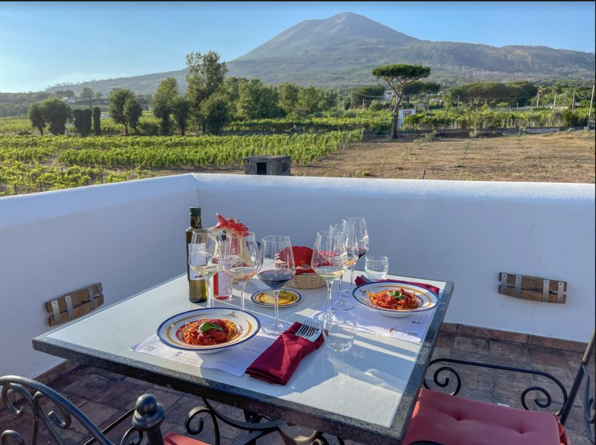 Mount Vesuvius: Vineyard Tour with Wine Tasting and Lunch - Lunch With Local Ingredients and Real Pairings