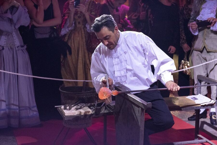 Murano: Glass Blowing Demonstration with Optional Drinks - Murano glass, made human-scale inside Santa Chiara