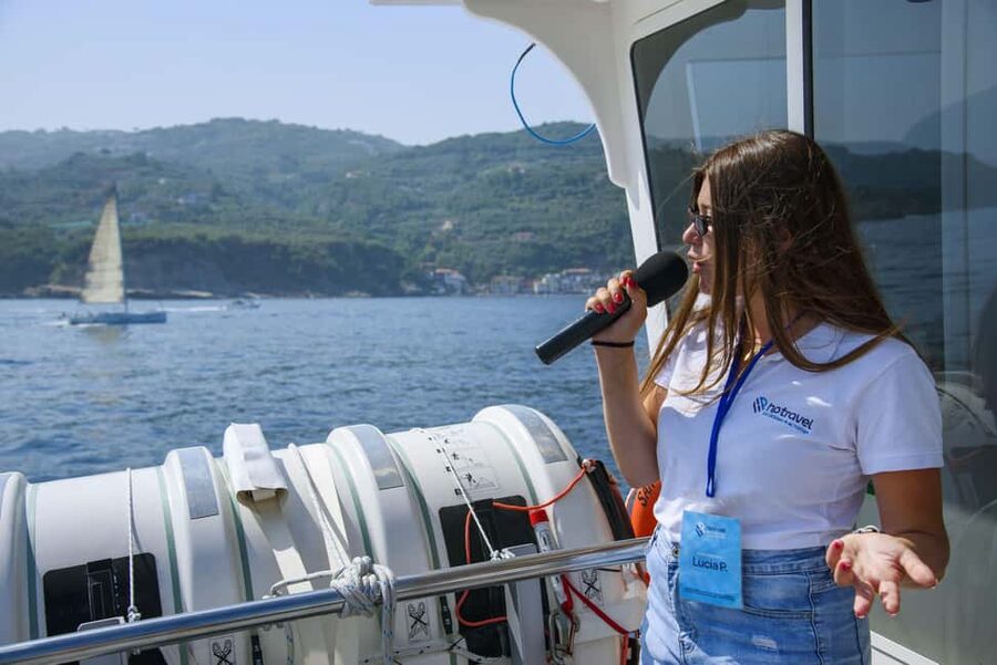 Naples: Boat Tour to Positano, Amalfi and Ravello - Cruising Sorrento to Punta Campanella: short stops with big payoff