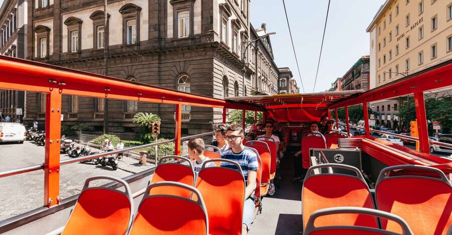 Naples: Hop-on Hop-off Bus Tour 24-Hour Ticket - On-Board Wi-Fi, the Sightseeing App, and the Audio Guide