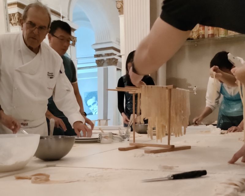 Naples: Pasta Making Class with Starter and Drink - Sauce time: Alfredo with Parmigiano and butter, plus San Marzano tomato and basil