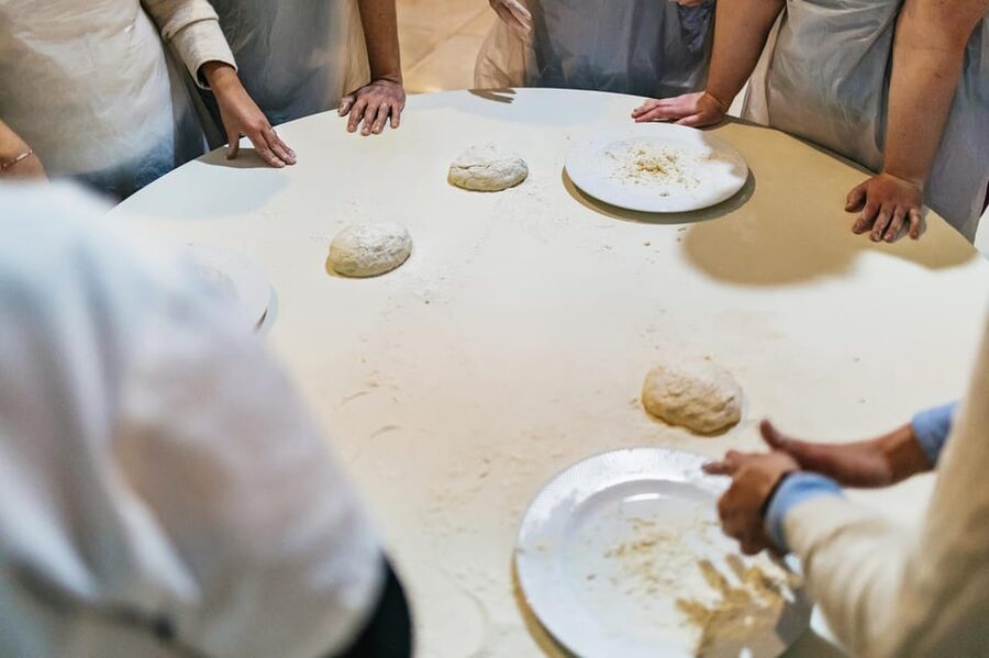Naples: Pizza-Making Workshop with Drink and Appetizer - Topping, Baking, and Eating What You Made