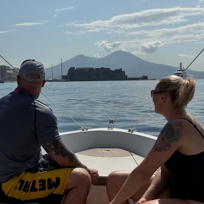 Naples: Private Coastline Boat Tour - Setting sail: Borgo Marinari and Castel dell’Ovo from the water