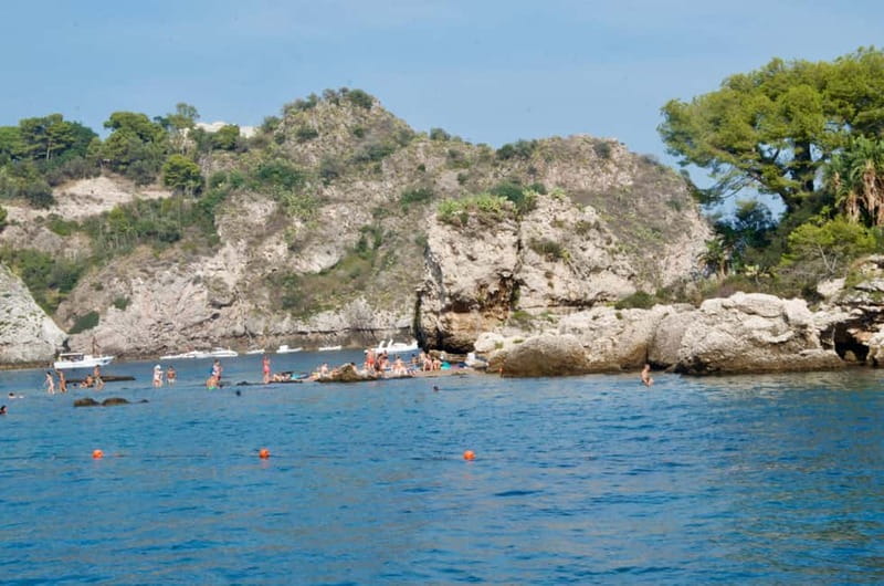 Naxos: Taormina Boat Tour with Snorkeling and Prosecco - White Lotus filming locations, viewed from the exact angle you want