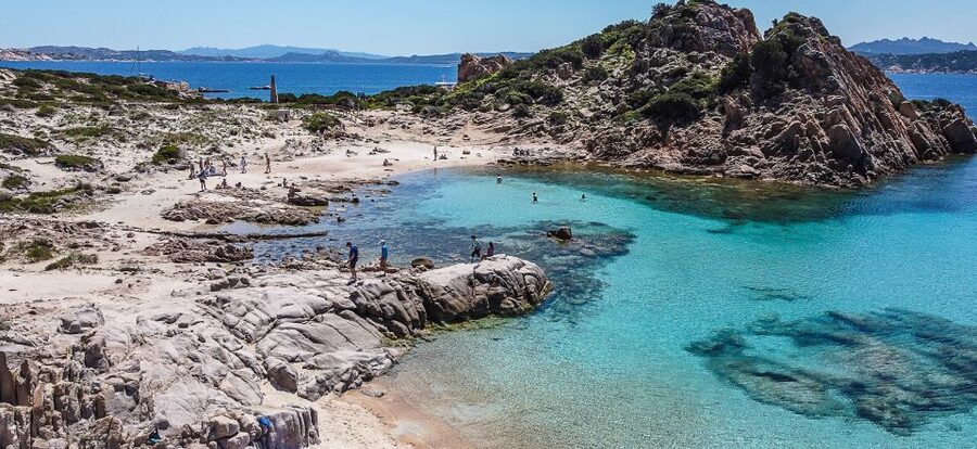 Palau: La Maddalena Archipelago and Caprera Island Boat Tour - Santa Maria Island stop: another swim break with short timing