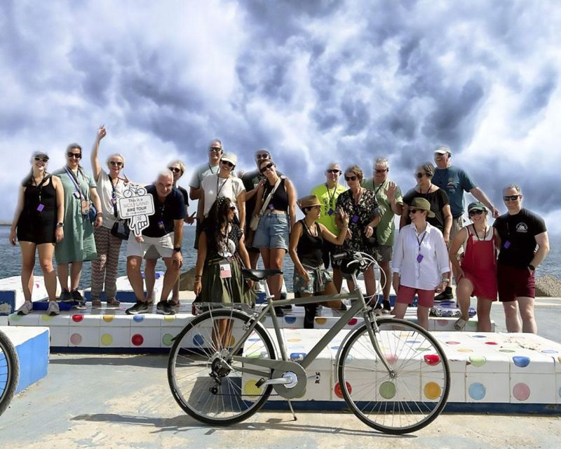 Palermo: Guided Bike Tour with Street Food Tasting - The 173-year-old Moreton Bay fig and the older streets around it