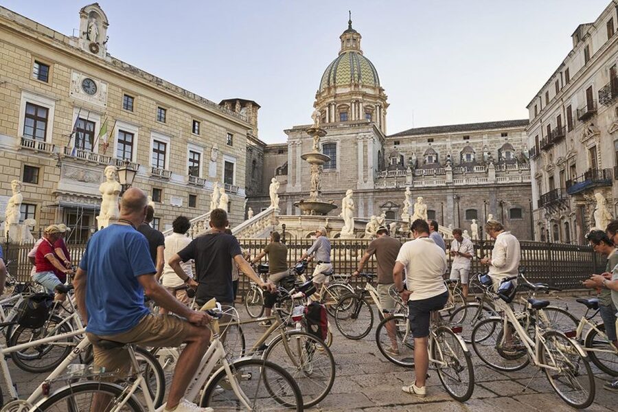 Palermo: Guided Bike Tour with Street Food Tasting - Meeting near Palermo Centrale, then getting rolling fast
