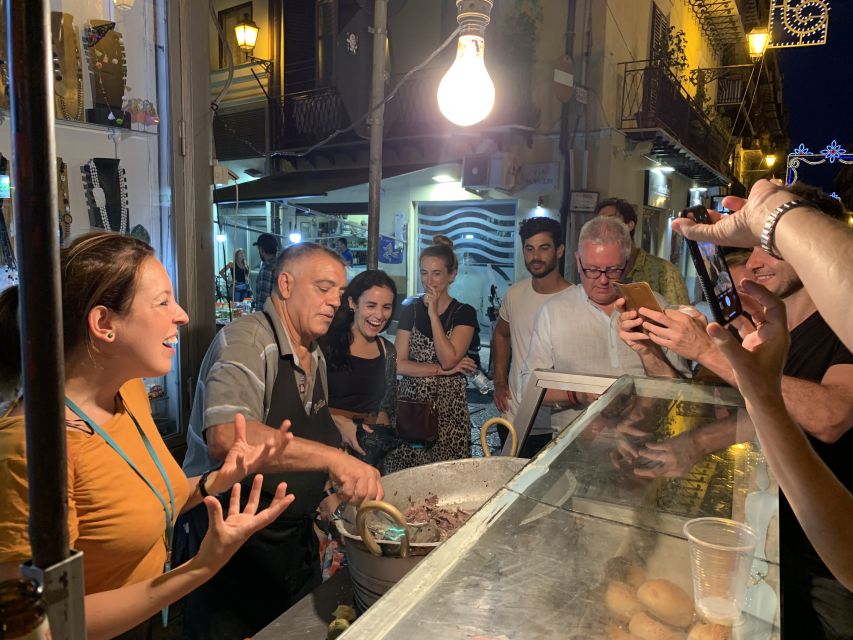Palermo: Small Group Night Street Food Tour - The Vucciria stretch: panel fritters to the spleen sandwich