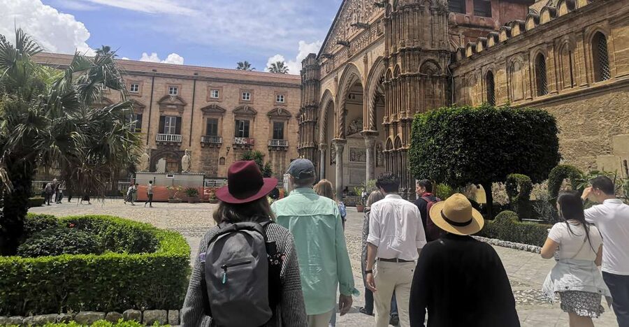 Palermo: Street Food Walking Tour with Local Guide & Tasting - The Landmark Loop: Teatro Massimo, Cathedral, and Quattro Canti