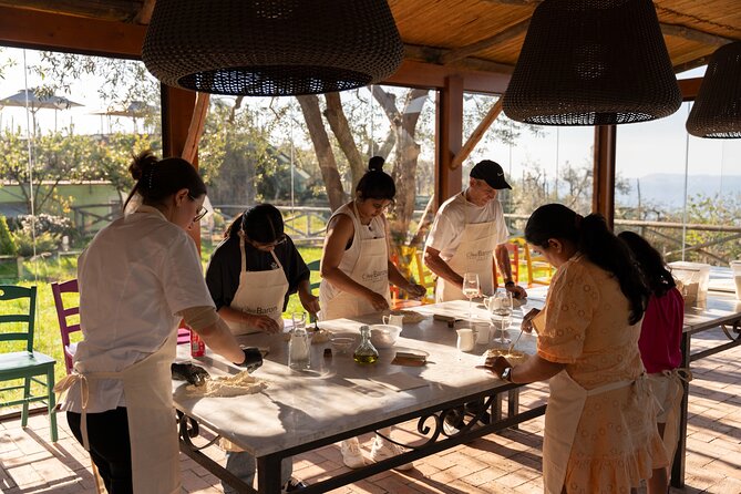 Pasta & Traditional Sorrento Cuisine with Pickup - 100% Hands On - How the Class Feels: Stations, Table Work, and Real Participation