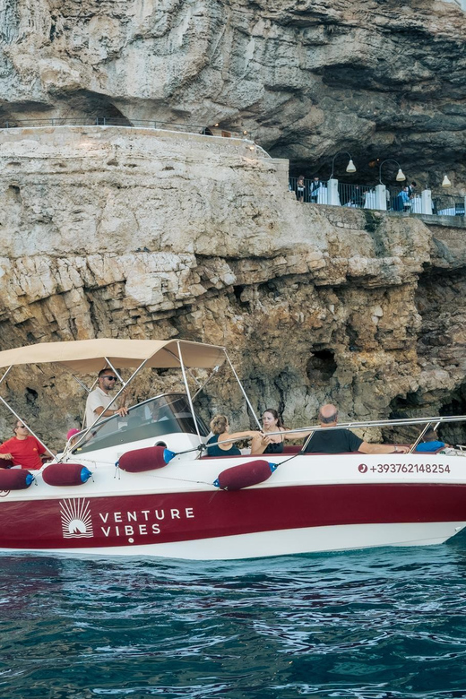 Polignano Sea Caves: Boat Tour with Snorkeling & Aperitif - The itinerary flow: photo stops, short cave viewing, and time to swim