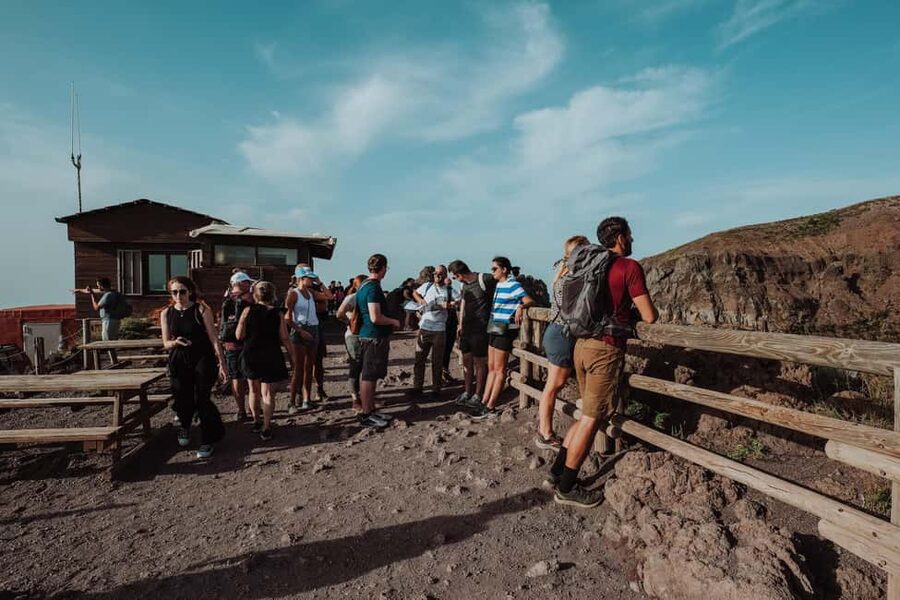 Pompeii and Mount Vesuvius excursion from Naples - Break time and lunch near Pompeii, convenient but not always romantic
