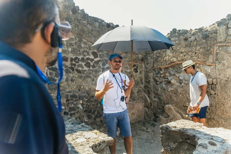 Pompeii: Archaeological Park Tour with Ticket on request - Group size, headsets, and pace in the heat