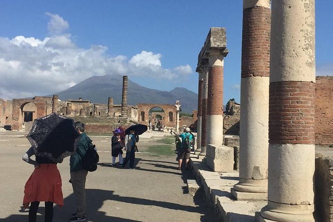 Pompeii Express Guided Tour by Train from Sorrento - Train ride realities: crowded cars and strict timing