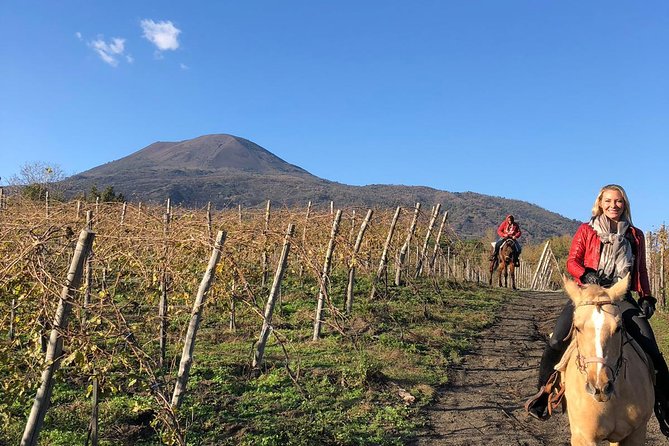 Pompeii Guided Tour & Horse Riding on Vesuvius with Lunch - Horseback riding on Vesuvius slopes: training first, then a guided ride