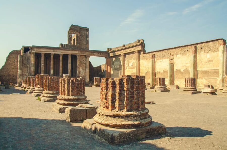Pompeii: Skip-the-Line Entry & Audioguide - Start at the forum: the center of Pompeii, with Vesuvius watching